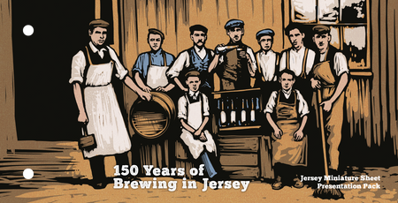 150 Years of Brewing in Jersey - Miniature Sheet Presentation Pack