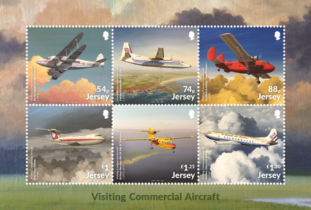 Visiting Commercial Aircraft - Souvenir Sheetlet