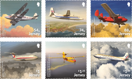 Visiting Commercial Aircraft - Stamp Set