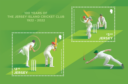 100 Years of the Jersey Island Cricket Club - Miniature Sheetlet