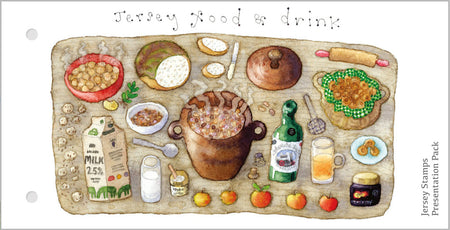 Jersey Food and Drink - Stamps Presentation Pack