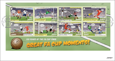 Great FA Cup Moments! - Souvenir Sheetlet First Day Cover