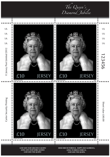 The Queen's Diamond Jubilee - Hologram Sheet of Four
