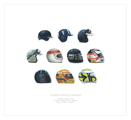K. Classic British Driver's Helmets