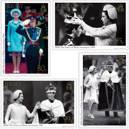 HRH The Prince of Wales Investiture - 50th Anniversary - Stamp Set