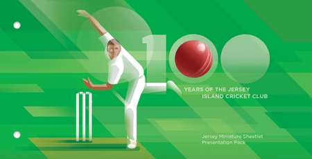 100 Years of the Jersey Island Cricket Club - Miniature Sheetlet Presentation Pack