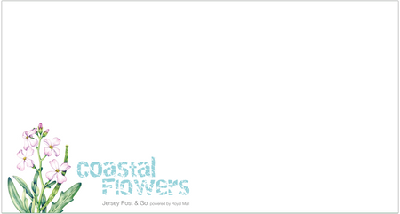 Post & Go B002: Coastal Flowers Blank First Day Cover