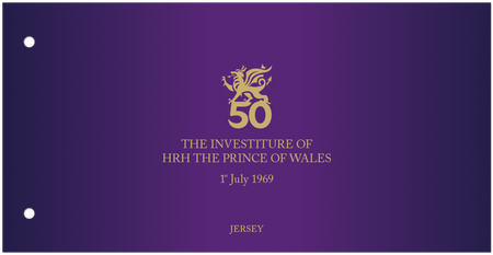 HRH The Prince of Wales Investiture - 50th Anniversary - Miniature Sheet Presentation Pack