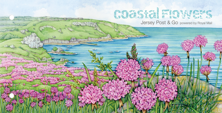 Post & Go B002: Coastal Flowers Stamps Presentation Pack