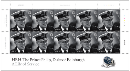HRH The Prince Philip, Duke of Edinburgh - A Life of Service - £1.00 Sheet