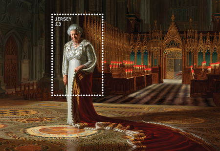 Queen Elizabeth II: The Longest Reigning British Monarch - Silk Miniature Sheet