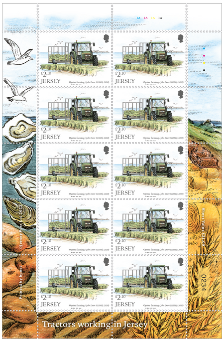 Tractors Working in Jersey - £2.10 Sheet