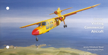 Visiting Commercial Aircraft - Miniature Sheet Presentation Pack
