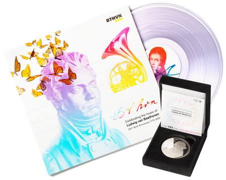Celebrating the music of Ludwig van Beethoven - Vinyl Record & Souvenir Coin Set