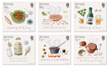 Jersey Food and Drink - Stamp Set